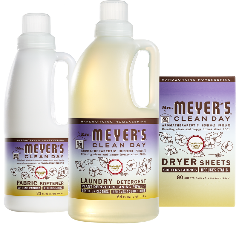 Mrs. Meyer's Compassion Flower Laundry Set