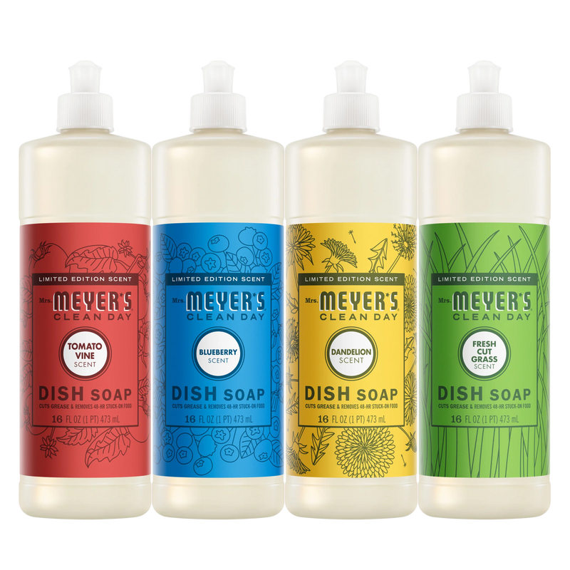 Mrs. Meyer's Summer Seasonal Dish Soap Collection