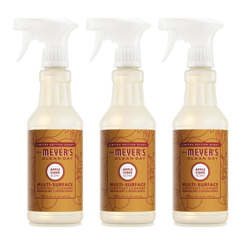 Mrs. Meyer's Apple Cider Multi-Surface Everyday Cleaner 3-count Bundle