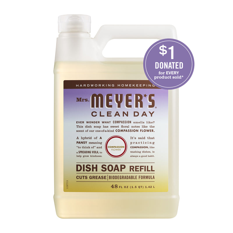 Mrs. Meyer's Compassion Flower Dish Soap Refill