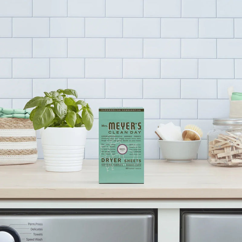 Mrs. Meyer's Basil Dryer Sheets
