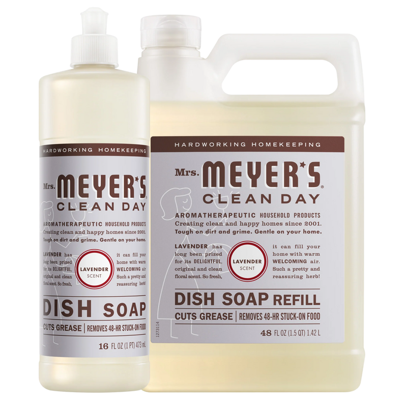 Mrs. Meyer's Lavender Dish Soap &amp; Refill Set