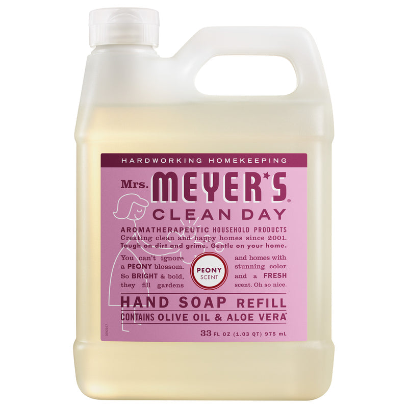 Peony Liquid Hand Soap &amp; Refill Set