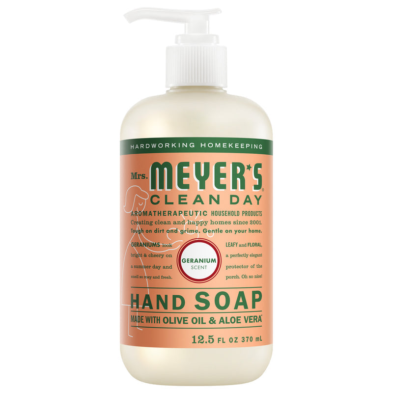 Geranium Liquid Hand Soap &amp; Refill Set