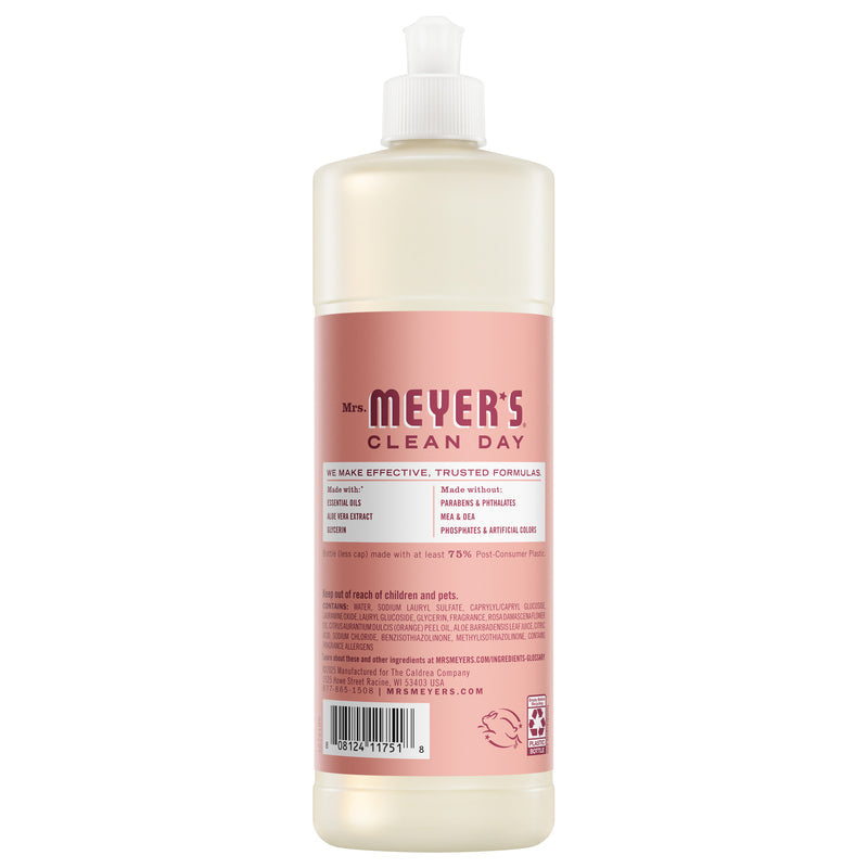 Mrs. Meyer's Rose Dish Soap 3-count bundle