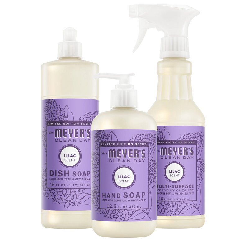 Mrs. Meyer's Lilac Kitchen Basics Set