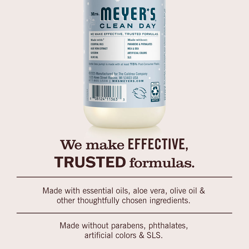Mrs. Meyer's Snowdrop Liquid Hand Soap 3-count Bundle 