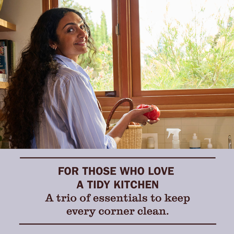 Mrs. Meyer's Honeysuckle Kitchen Basics Set