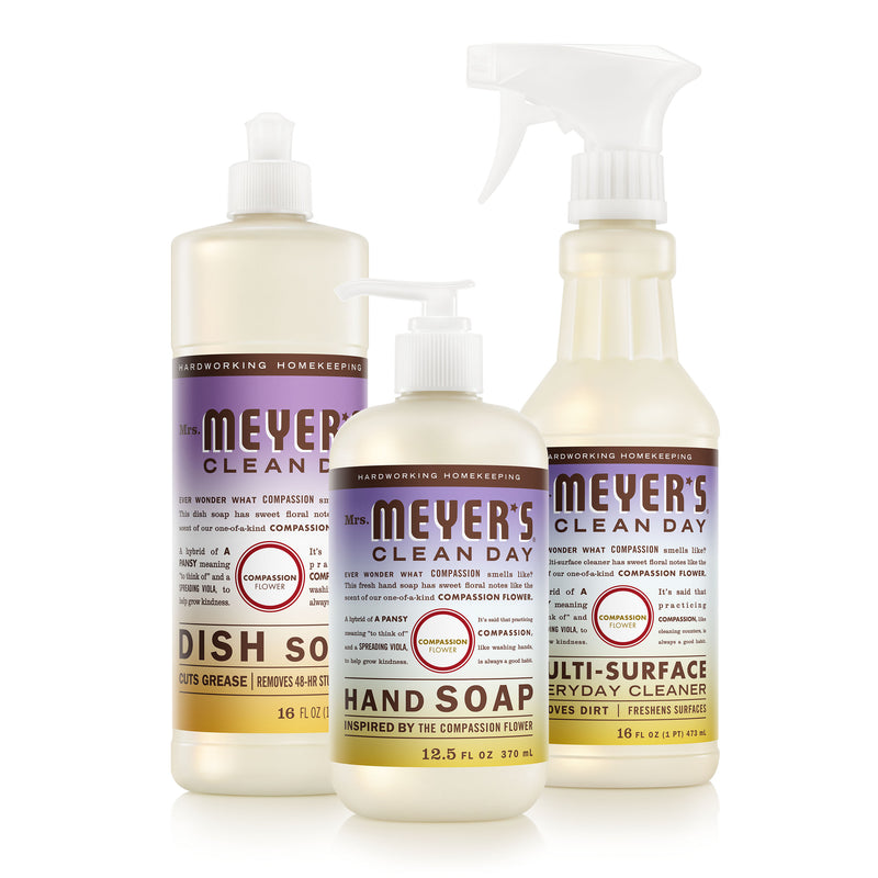 Mrs. Meyer's Compassion Flower Kitchen Basics Set
